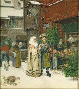 The Christmas Fair georg von rosen